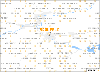 map of Saalfeld