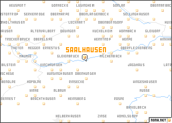 map of Saalhausen