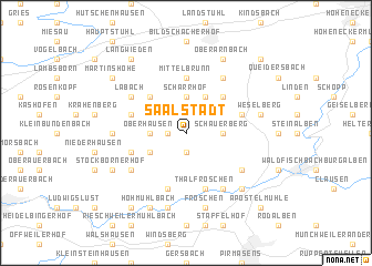 map of Saalstadt