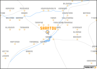 map of Saantou