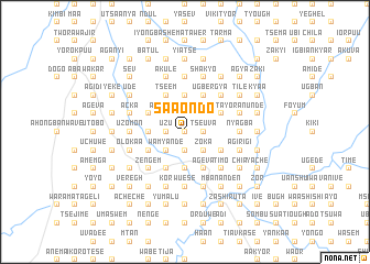 map of Saaondo