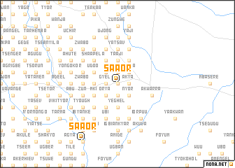 map of Saaor