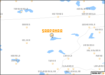 map of Saaramaa