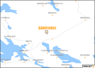 map of Saarimäki