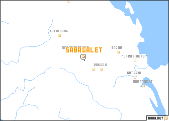 map of Sabagalet
