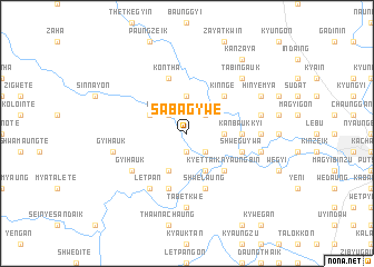 map of Sabagywe
