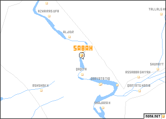 map of Şabāḩ