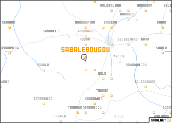 map of Sabalébougou