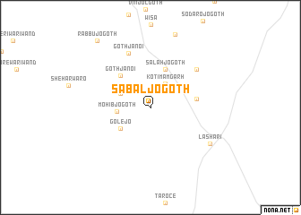 map of Sābal jo Goth
