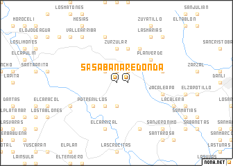 map of Sabana Redonda