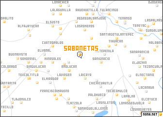 map of Sabanetas