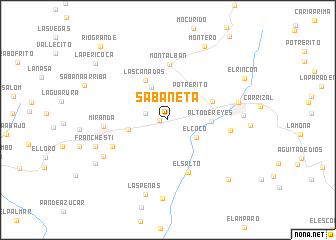 map of Sabaneta