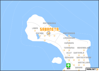 map of Sabaneta