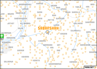 map of Sabar Shāh