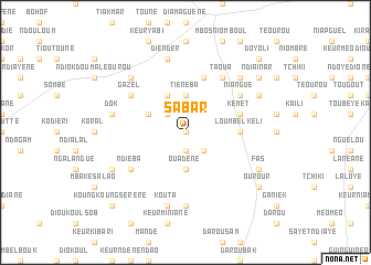 map of Sabar