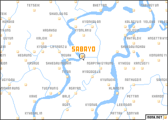 map of Sabayo