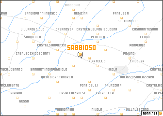 map of Sabbioso