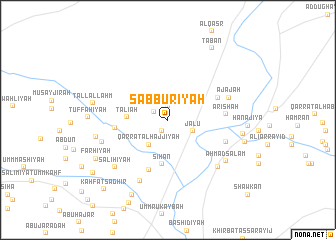 map of Şabbūrīyah