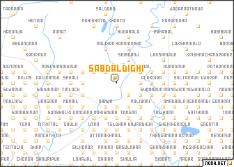 map of Sabdaldīghi