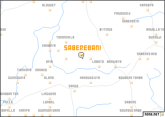 map of Sabéré Bani