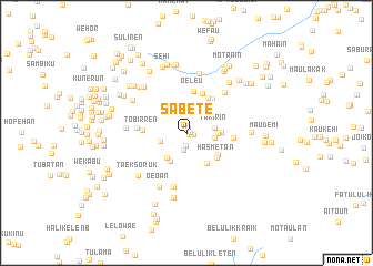 map of Sabete