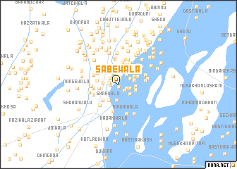 map of Sabewāla