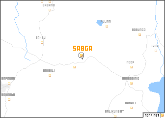 map of Sabga