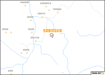 map of Sabingka