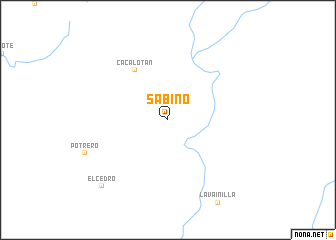 map of Sabino