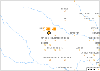 map of Sabiwa