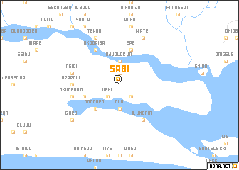 map of Sabi