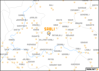 map of Sabli