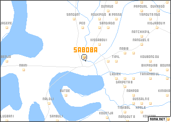 map of Saboba