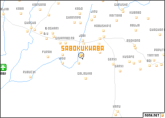 map of Sabo Kukwaba