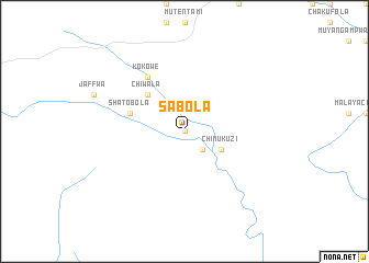 map of Sabola