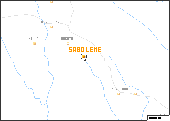 map of Saboleme