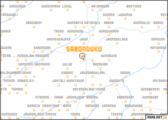 map of Sabon Duku