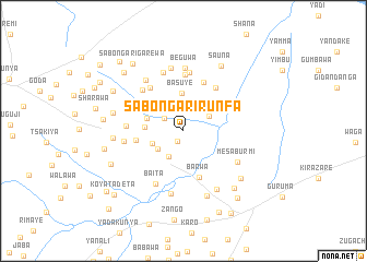 map of Sabon Gari Runfa