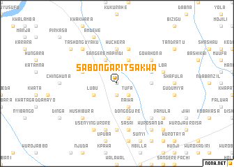 map of Sabongari Tsakwa