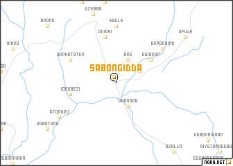 map of Sabongidda