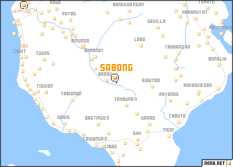 map of Sabong