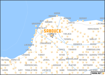 map of Sabouce