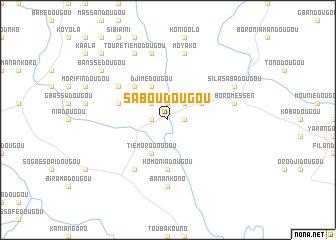 map of Saboudougou