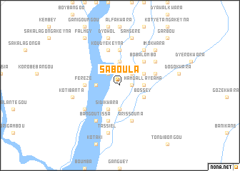 map of Saboula