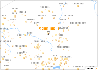 map of Sabouwāli