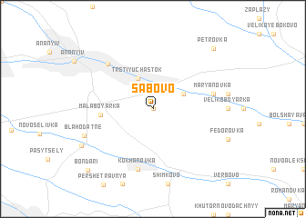 map of Sabovo