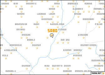 map of Sabo