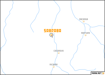 map of Sabraba