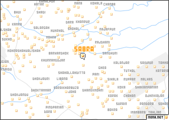 map of Sābra