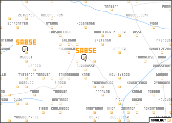 map of Sabsé